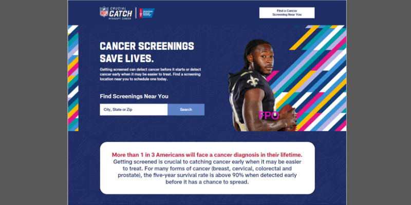 Cancer Screening Saves Lives, Crucial Catch